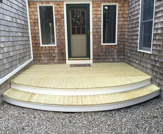 Cape Cod Clam Shell Deck
