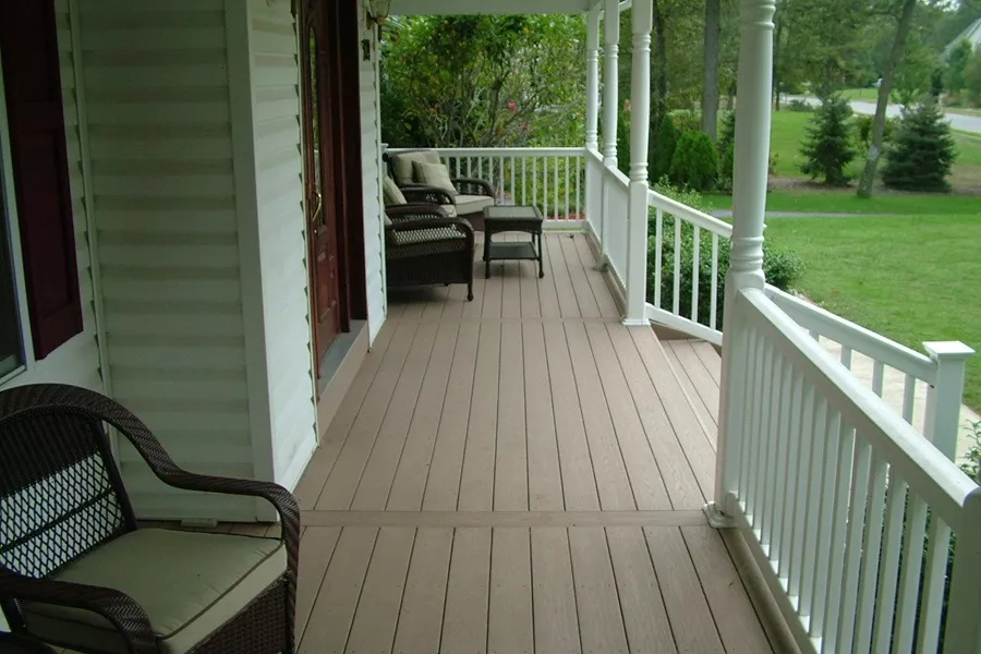 Remolded Porch deck in Plumstead NJ.