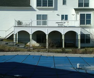 Custom deck with arches in Upper Freehold NJ