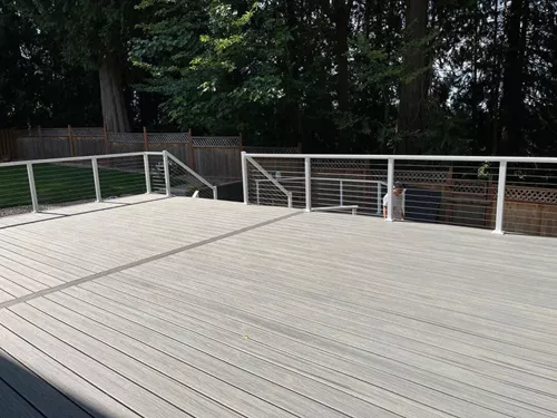 Stylish Cable Deck Railing Contemporary Touch
