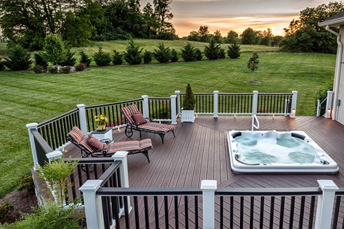How To Build A Deck For A Hot Tub - For $250 And 2 Hours Work | This Diy Life