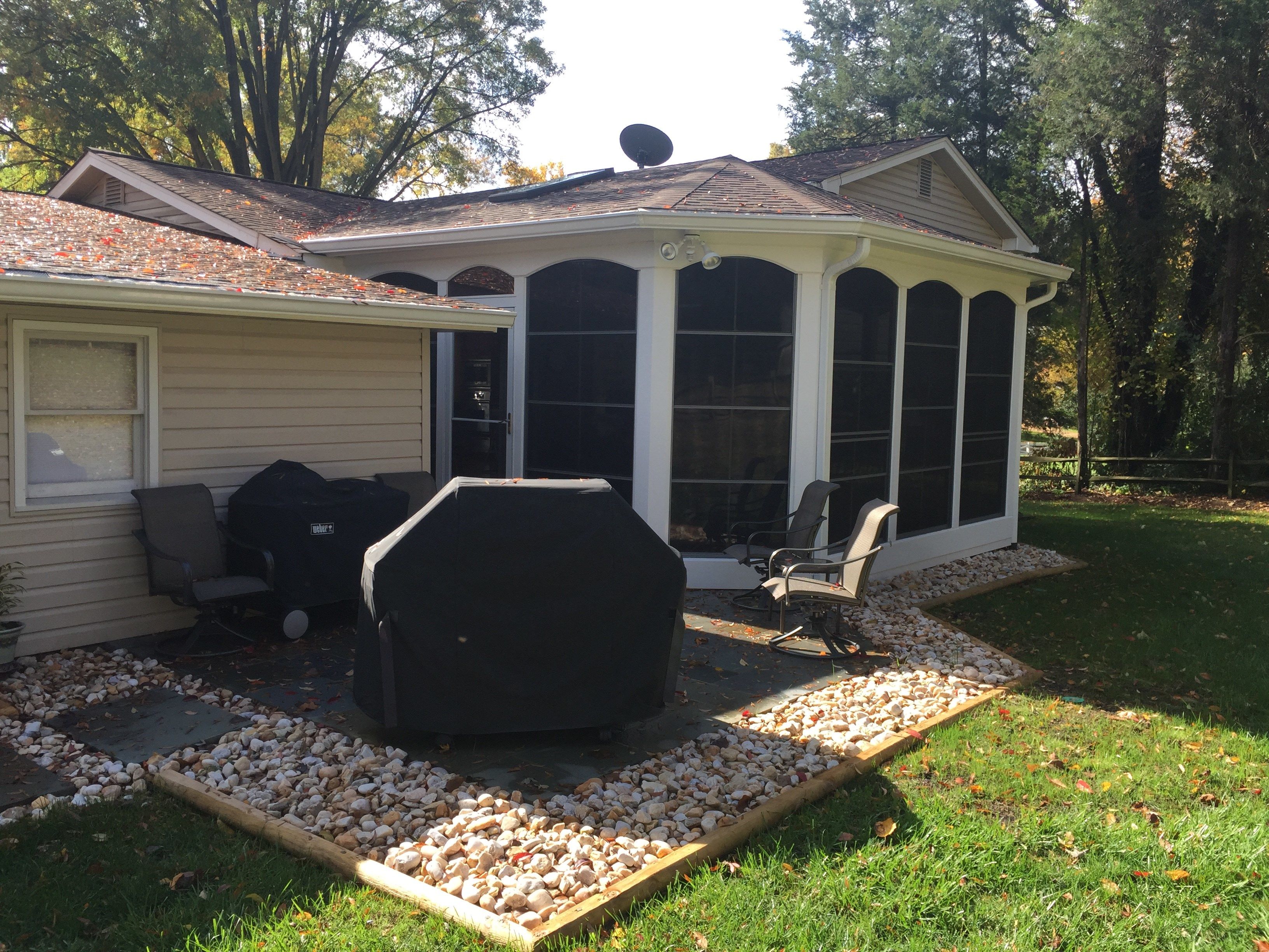 Gallery Porch with EZ Breeze window Picture 1968 Decks com
