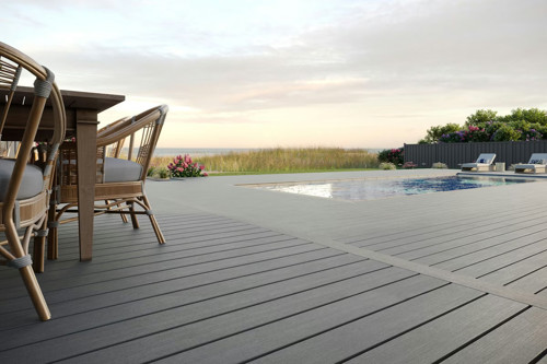 Ground Level Deck With Pool