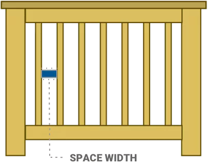 Step 2 Space Width