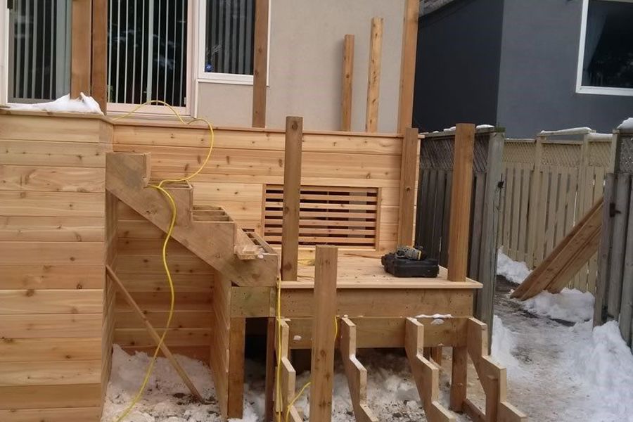 Custom Cedar Deck - Picture 6317 | Decks.com