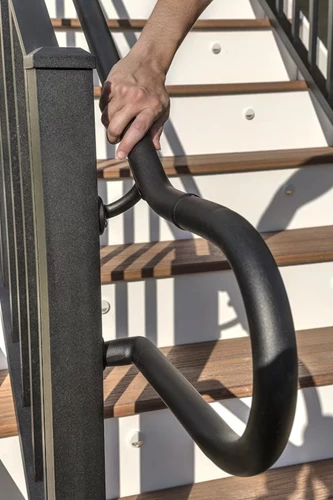 Hand On Metal Hand Rail