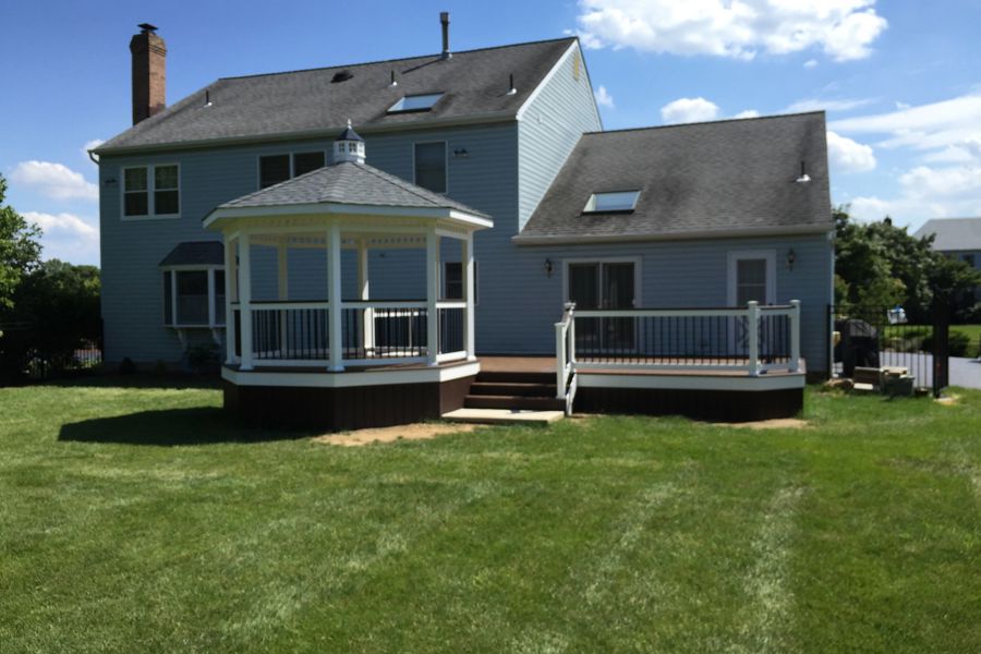 Custom Gazebo deck in West Windsor N.J - Picture 6707 | Decks.com