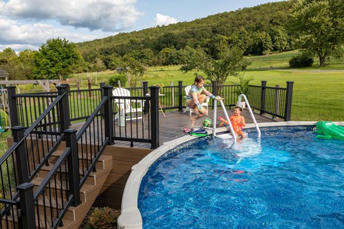 Railing Stairs Pool