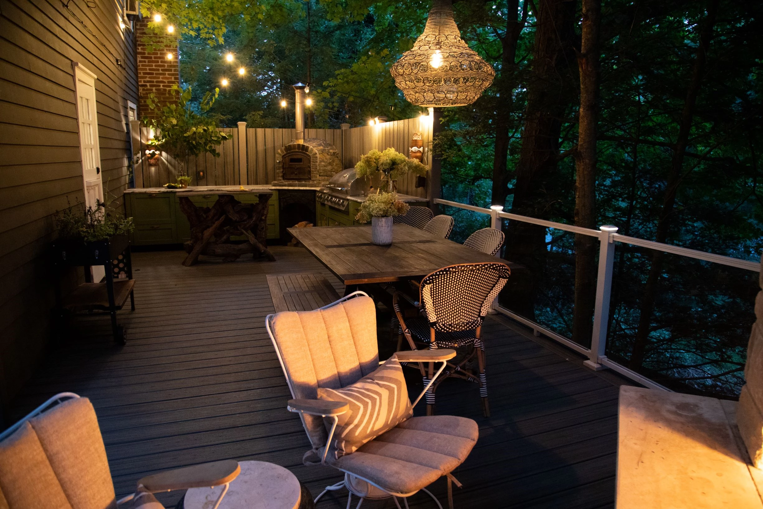 How to Hang String Lights On a Deck