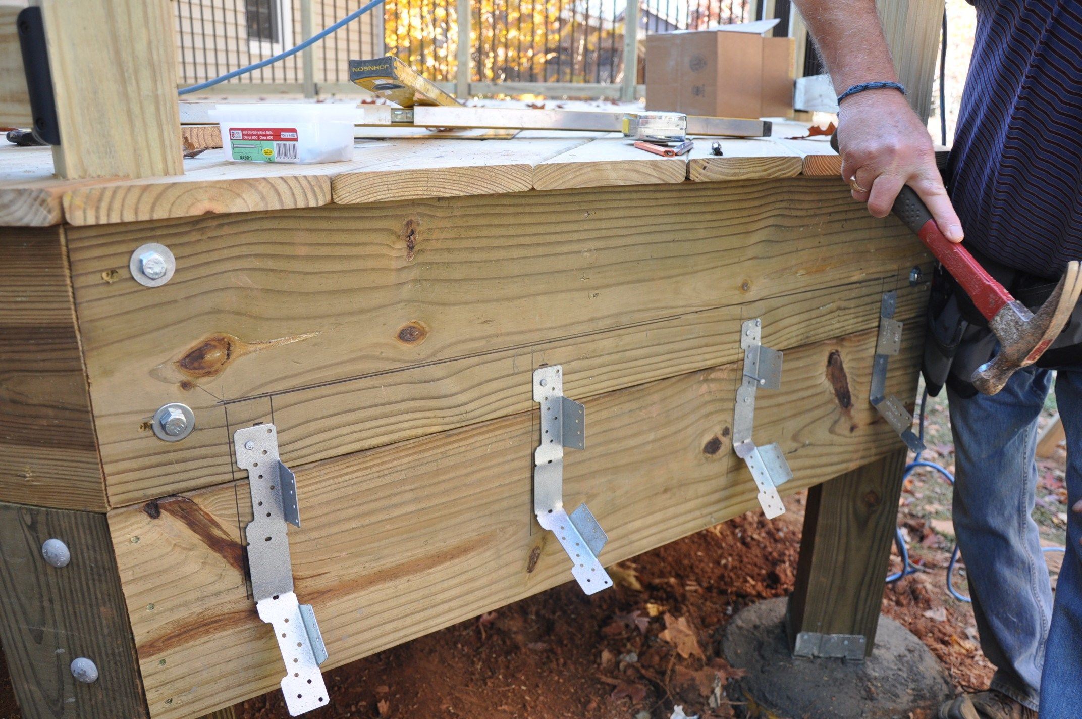 How To Lay Out Attach Stair Stringers To Your Deck Decks how-to-lay-out-attach-stair-stringers-to-your-deck-decks