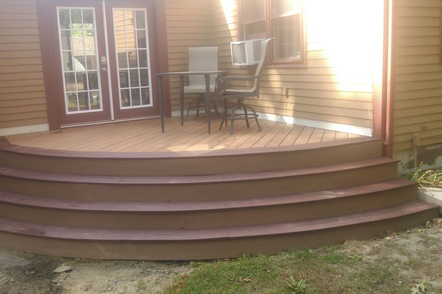 Trex Custom Curve Deck - Picture 7689 | Decks.com