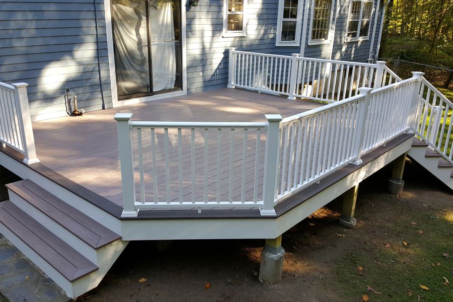 Pvc Porch PVC Deck - Picture 6686 | Decks.com