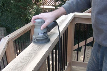 sanding a deck (1)