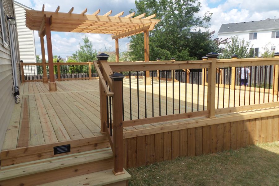 Cedar Deck & Pergola - Picture 3637 | Decks.com