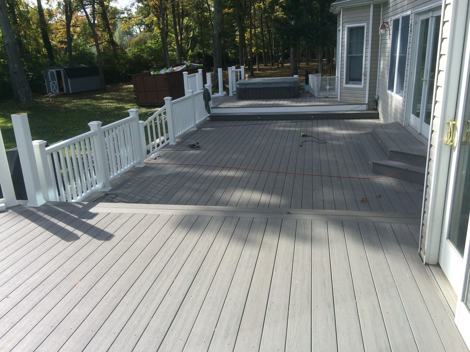 Gray Composite Deck Picture 6826 By Trex