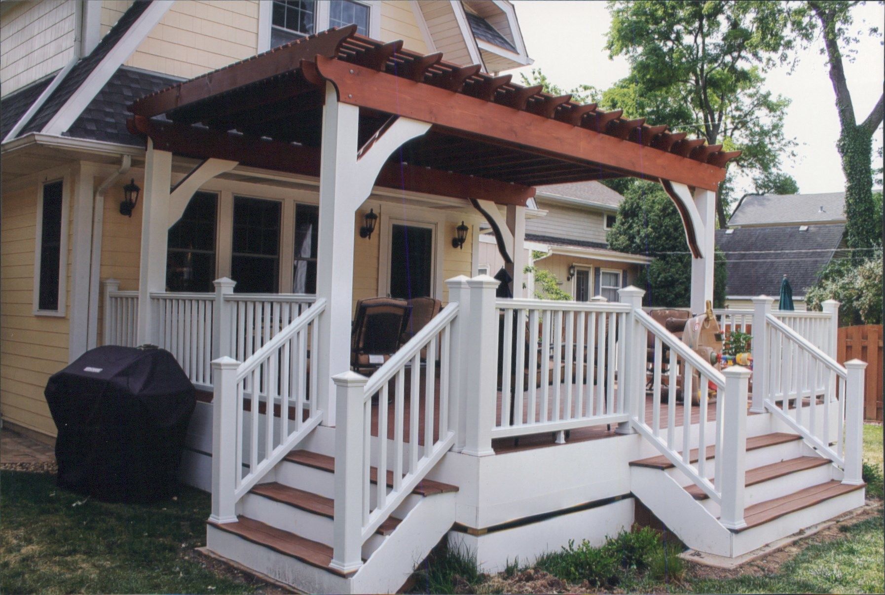 Gallery All trex deck with cedar pergola Picture 6402