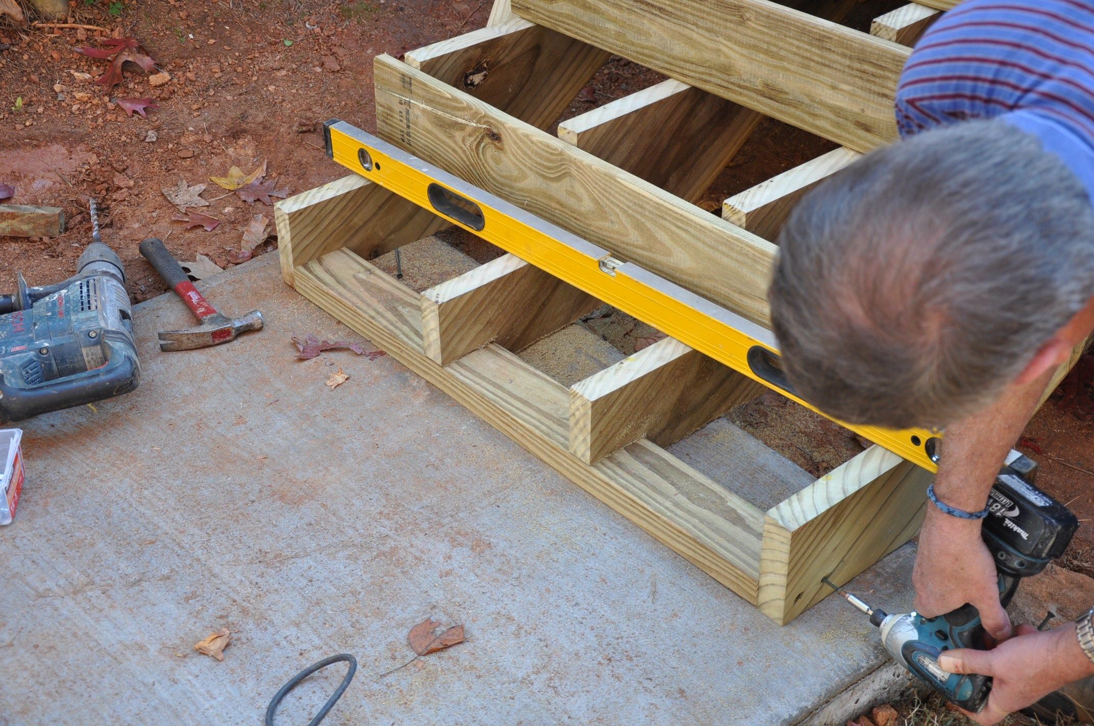 Anchoring Deck Stairs to Concrete | Decks.com