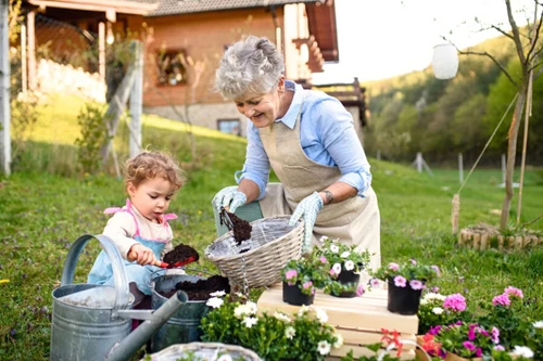 Deck Gardening With Grandma