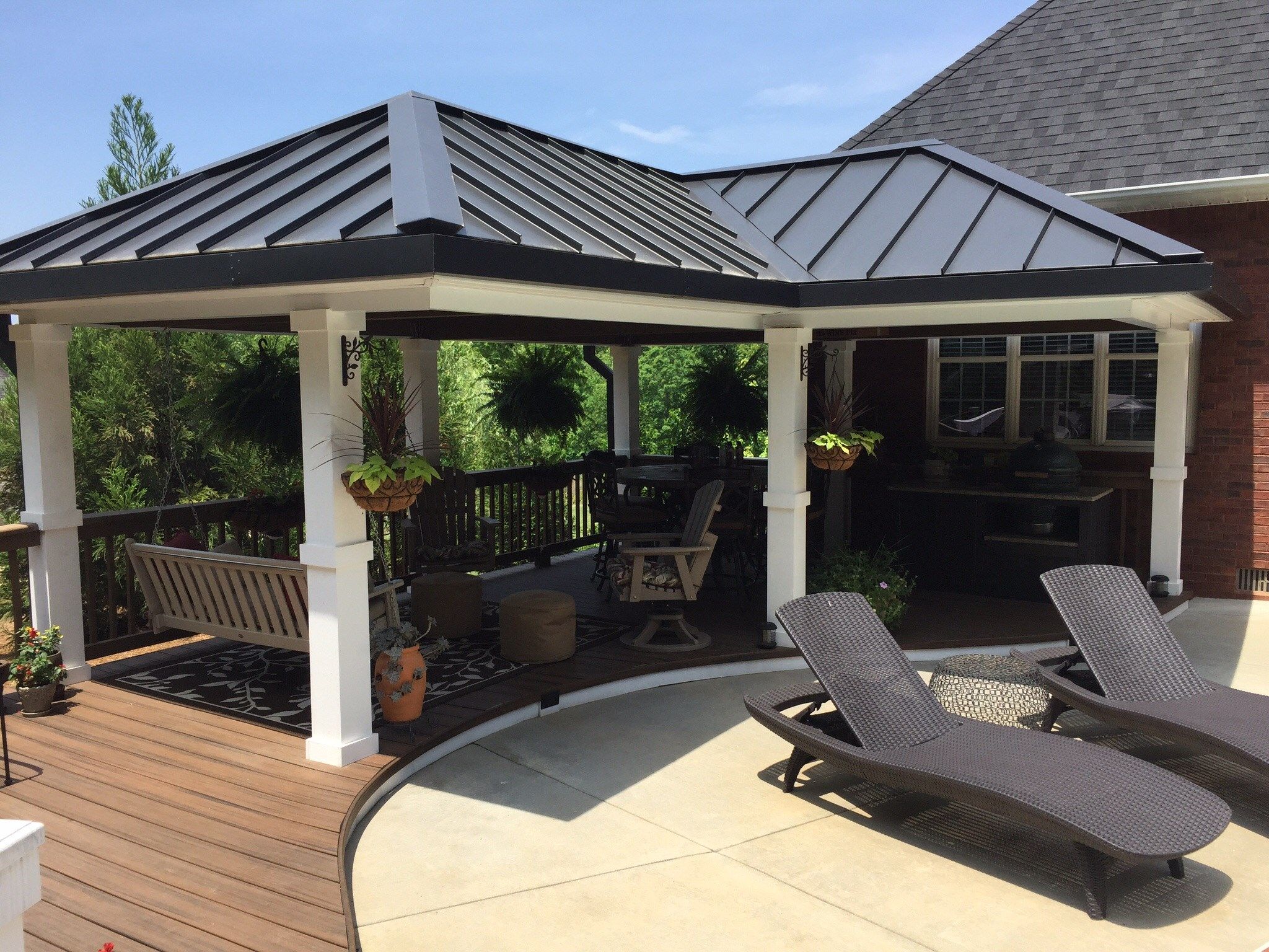Deck and gazebo Picture 1186 by Trex