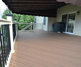 2nd story deck with custom stairs