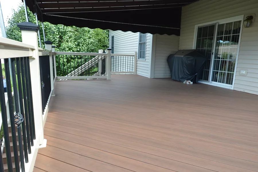 2nd story deck with custom stairs