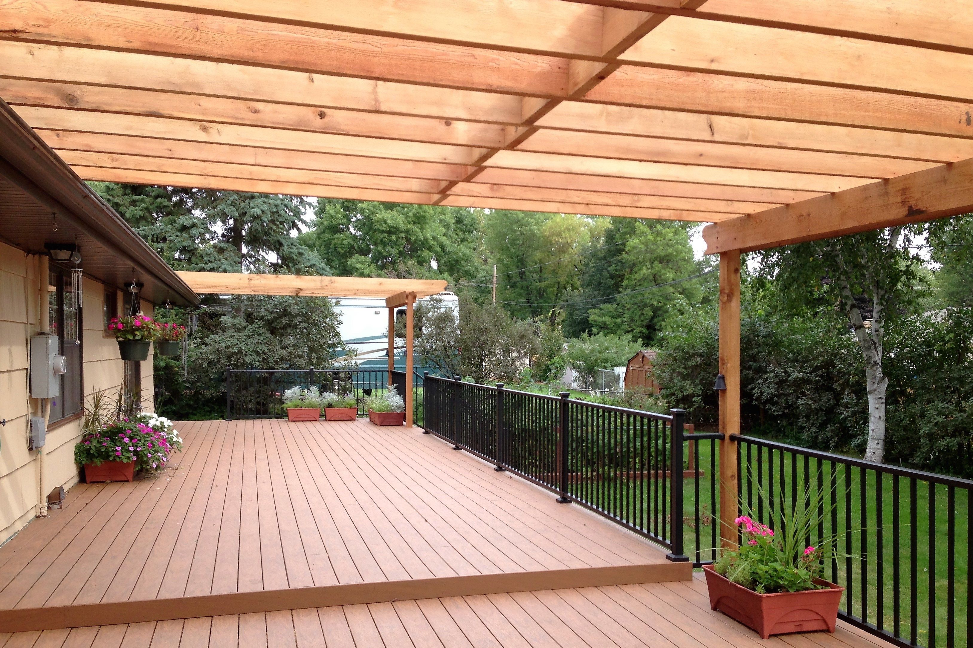 Gallery Pergola over Deck Picture 6459