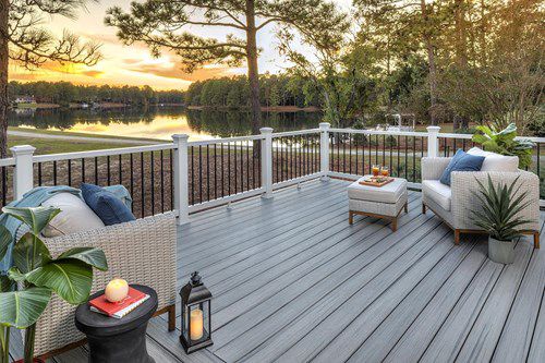 Deck Railing Lake