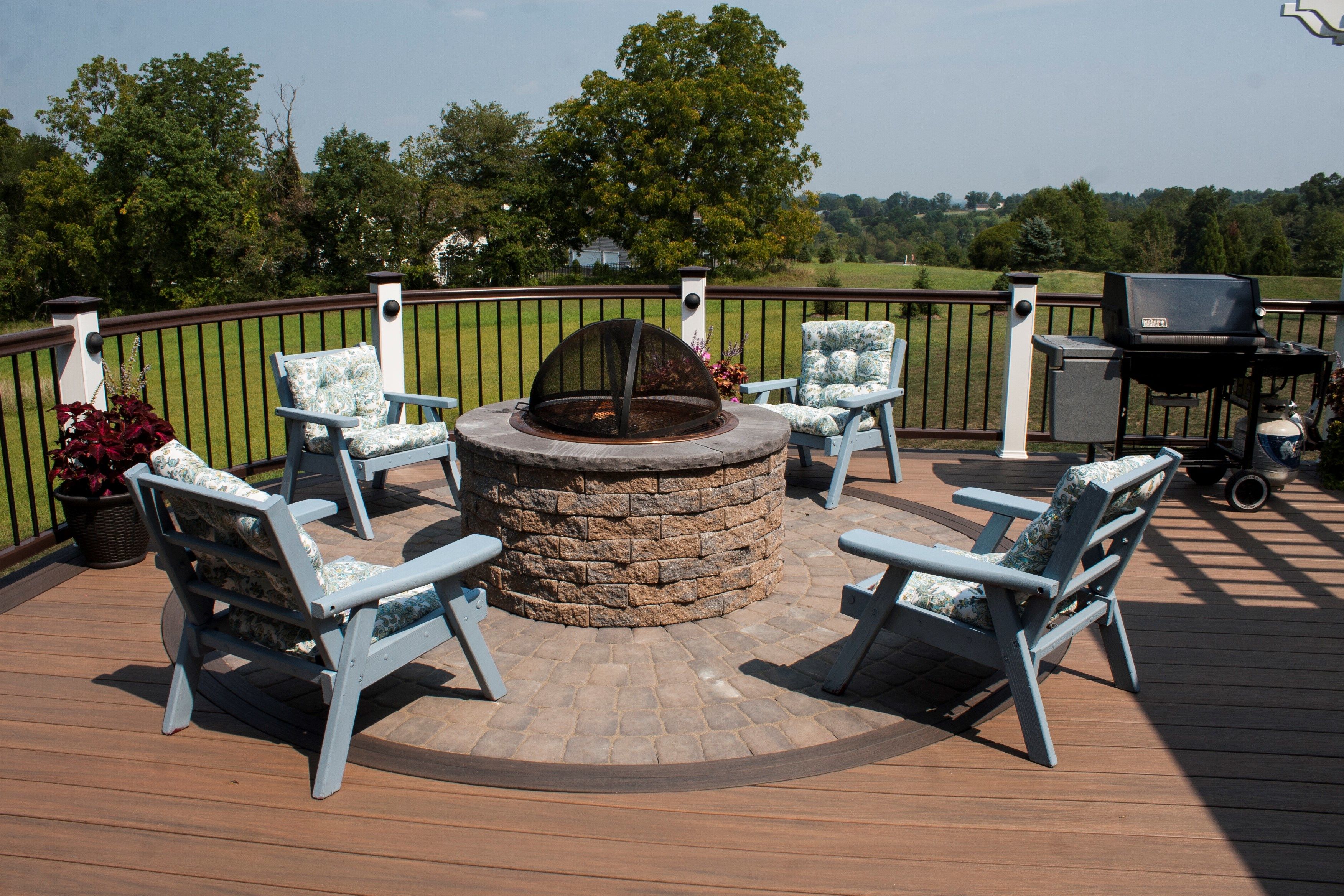 Gallery | Deck with Fire Pit & Pergola - Picture 3529 | Decks.com