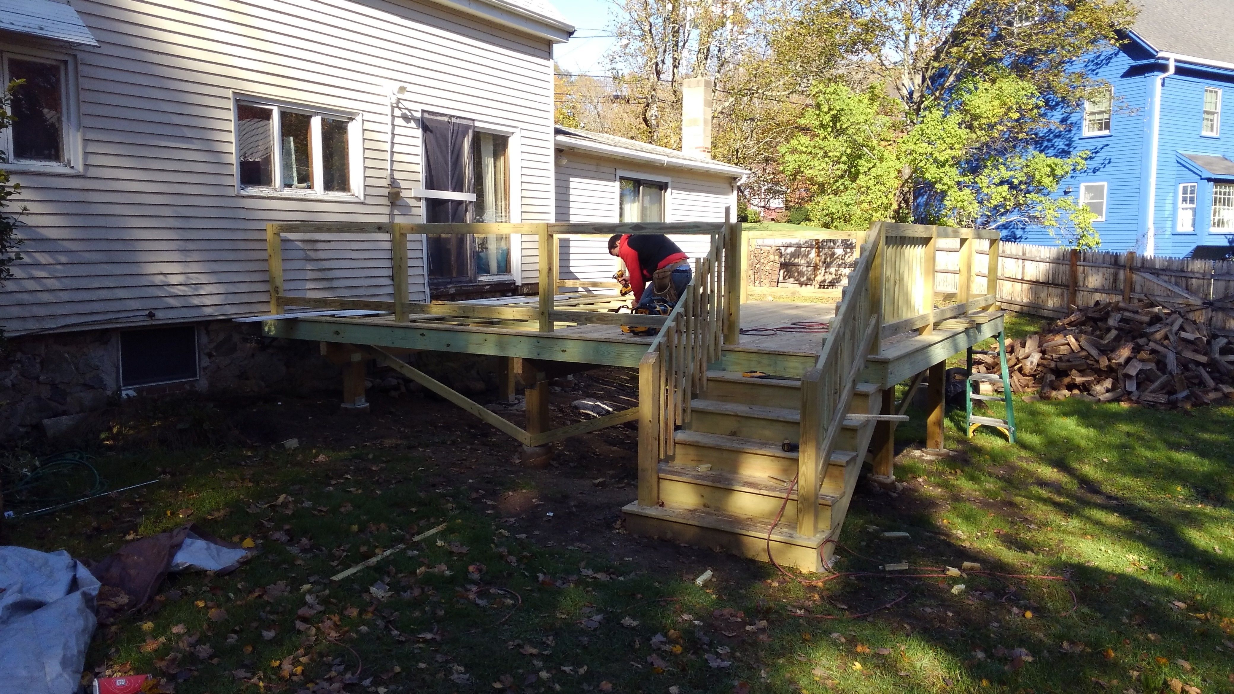 Gallery New Pressure Treated Deck Picture 7693