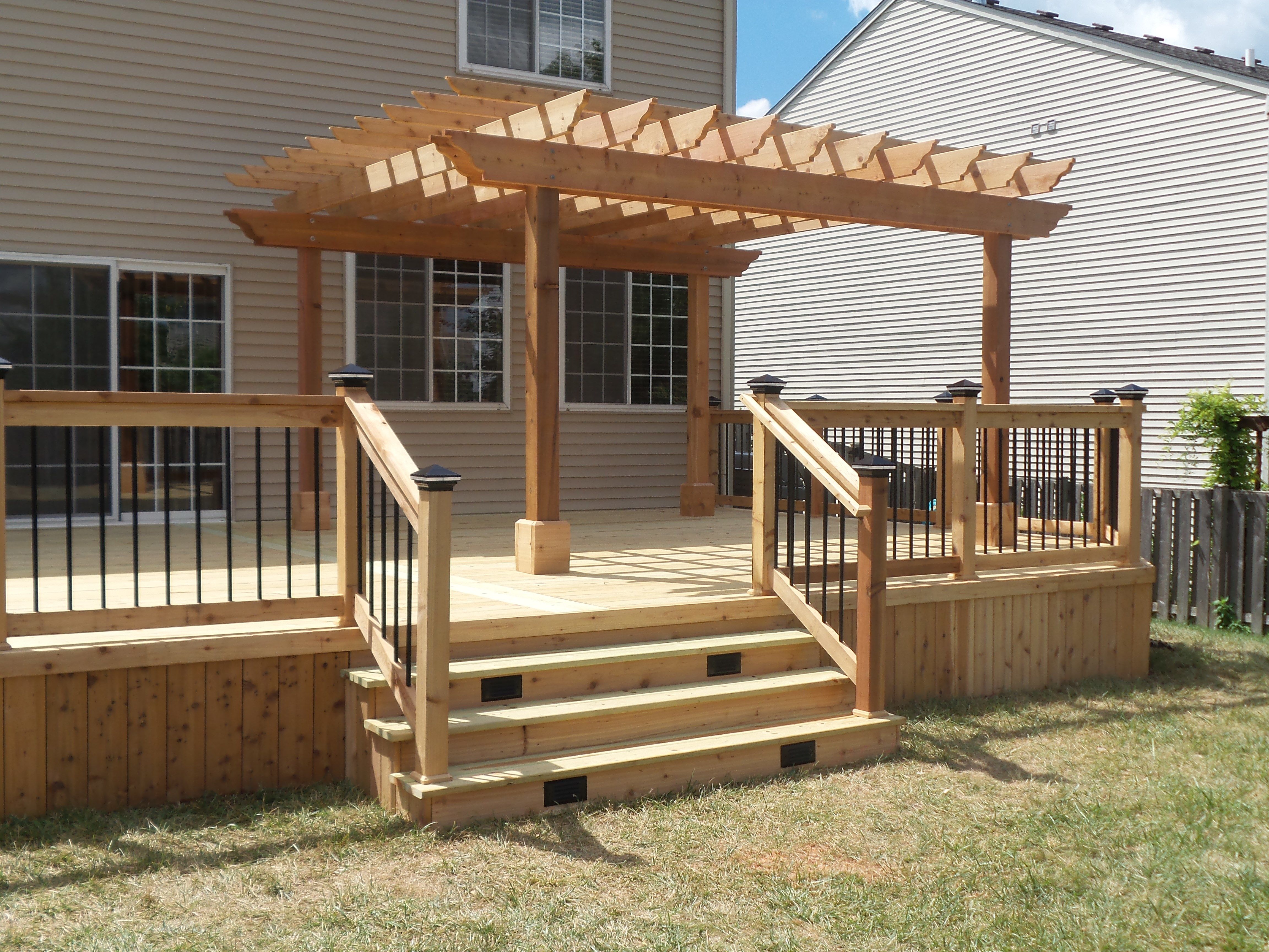 Cedar Deck & Pergola - Picture 3637 | Decks.com