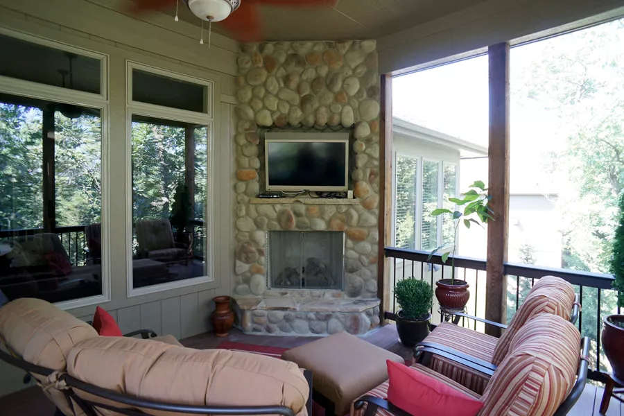 Hip Roof Screened Porch