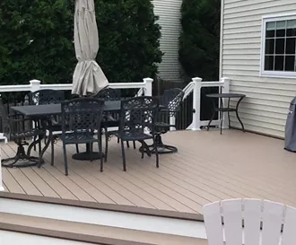 Lots of room on this deck