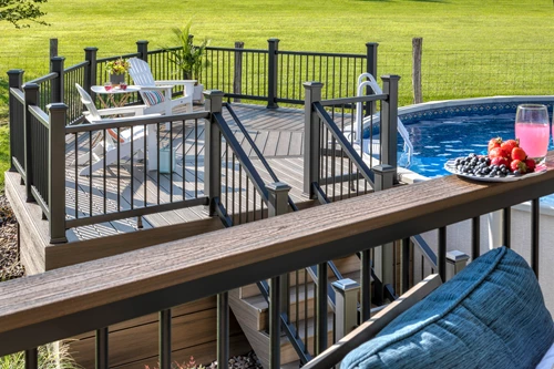 Building An Above Ground Pool Deck, Diy Deck Plans For Above Ground Pool