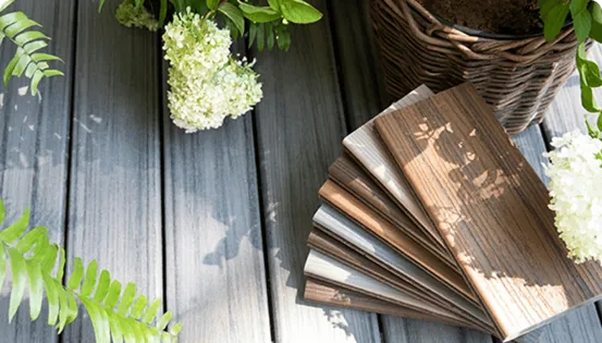Image Composite Deck Board Samples In A Variety Of Colors