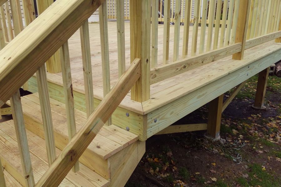 New Pressure Treated Deck - Picture 7693 | Decks.com