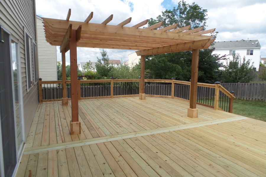 Cedar Deck & Pergola - Picture 3637 | Decks.com