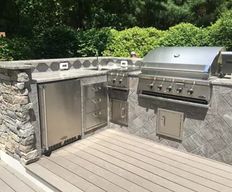 Outdoor Kitchen and Deck