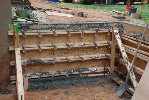 Concrete Retaining Wall