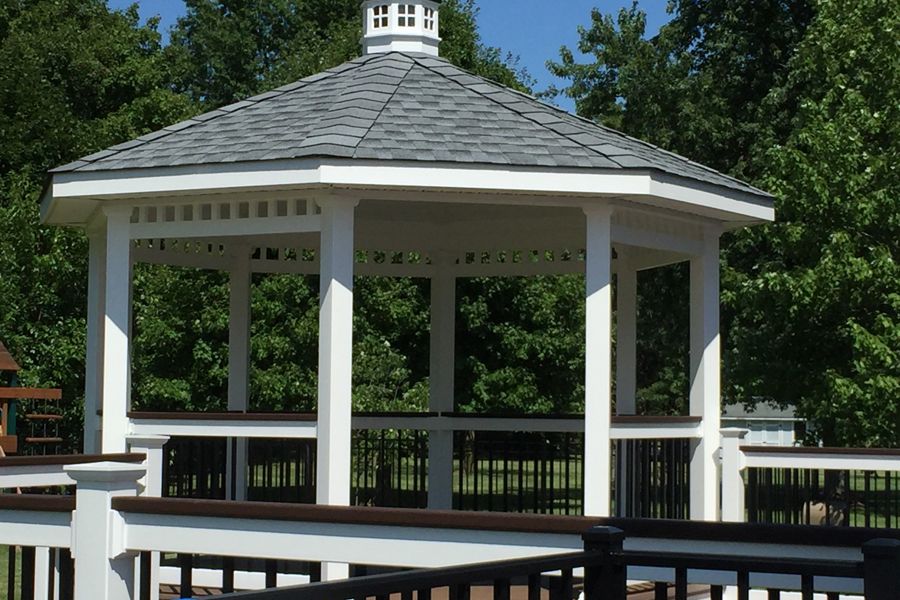 Custom Gazebo deck in West Windsor N.J - Picture 6707 | Decks.com