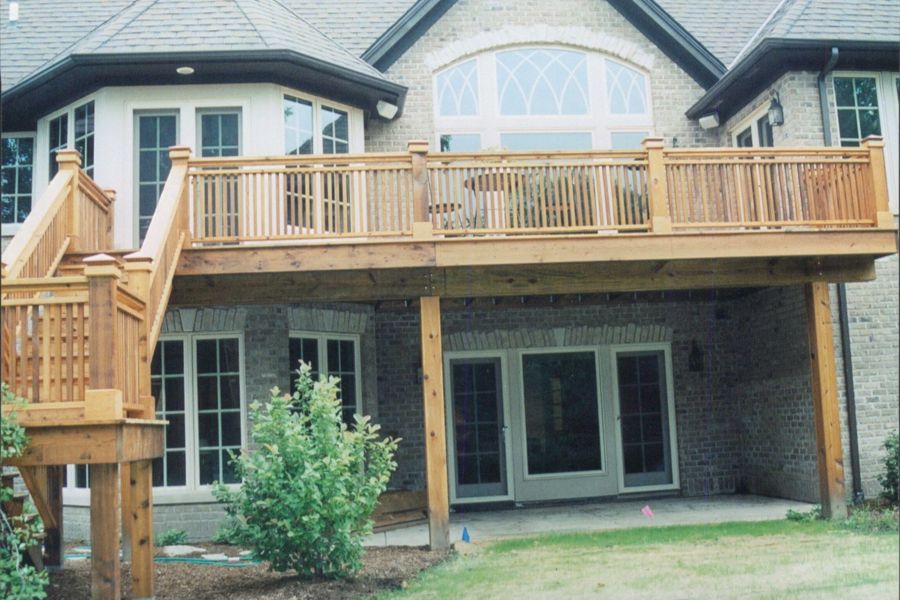 All cedar custom deck - Picture 6401 | Decks.com