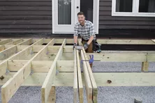 How To Install Deck Joists Min