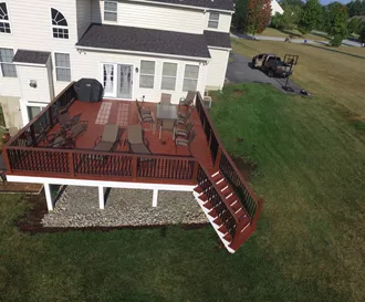 Zuri Decking complete with Timbertech Railing