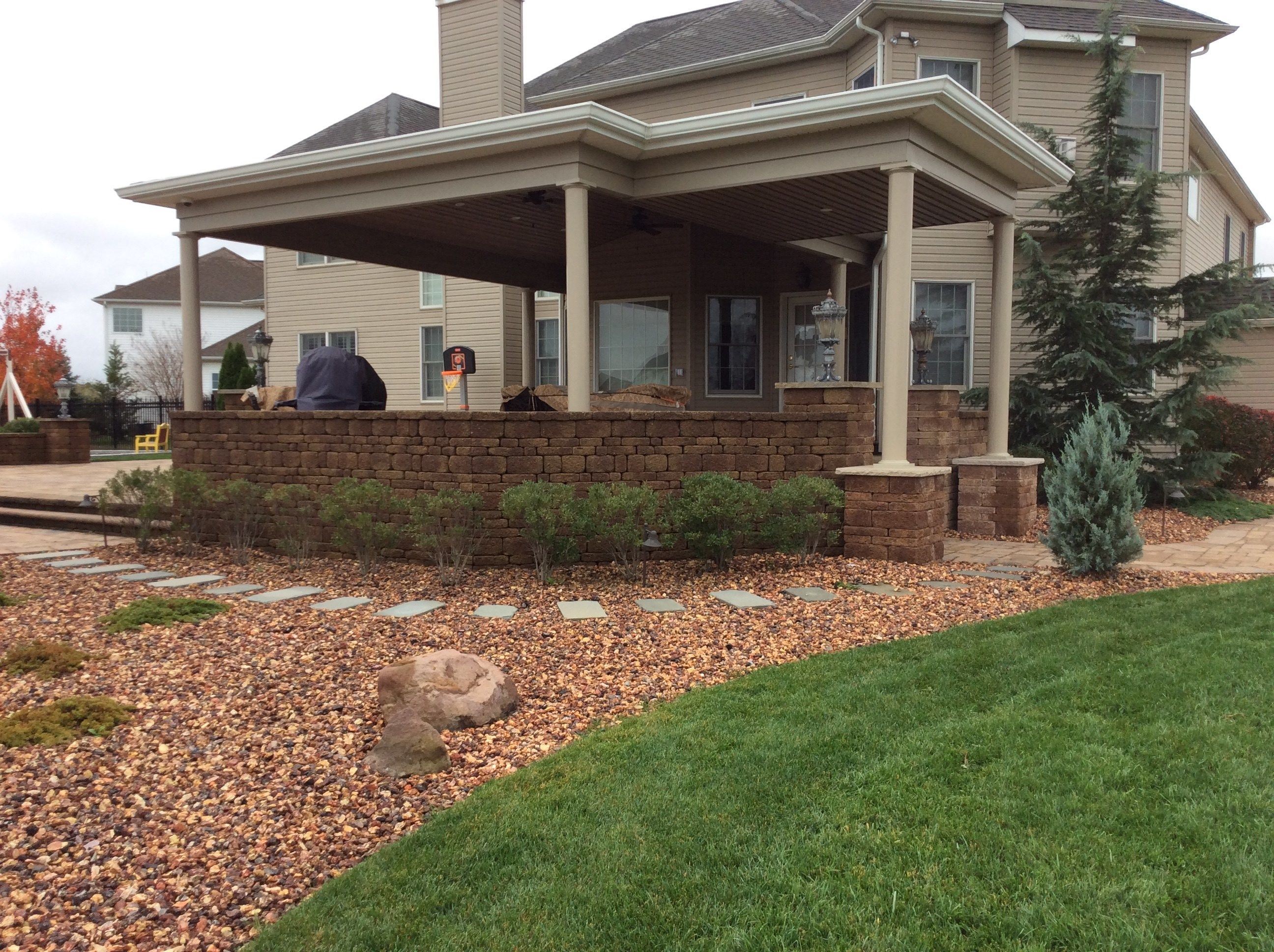 Custom Roof over Paver Patio in Upper Freehold NJ Picture 3313