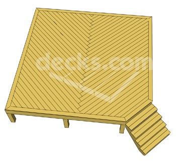 Herringbone Decking