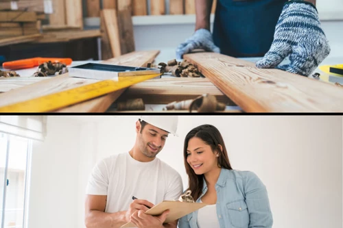 A DIYer cutting boards vs a contractor