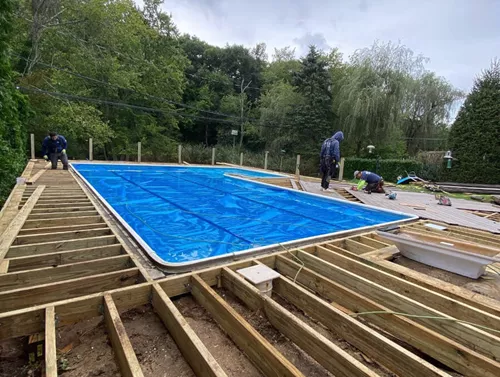 Pool Deck Framing