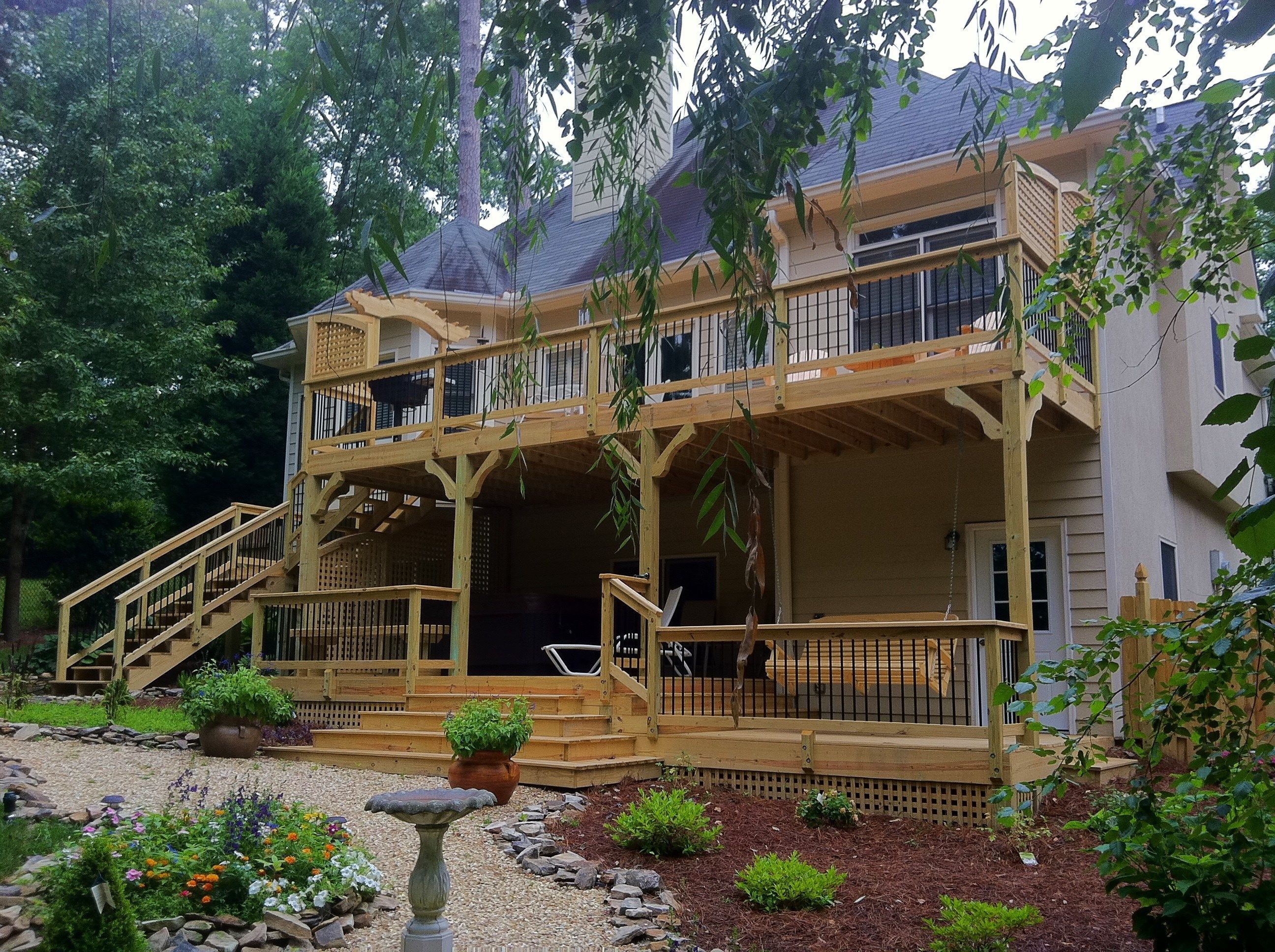 Multi level deck - Picture 3169 | Decks.com by Trex