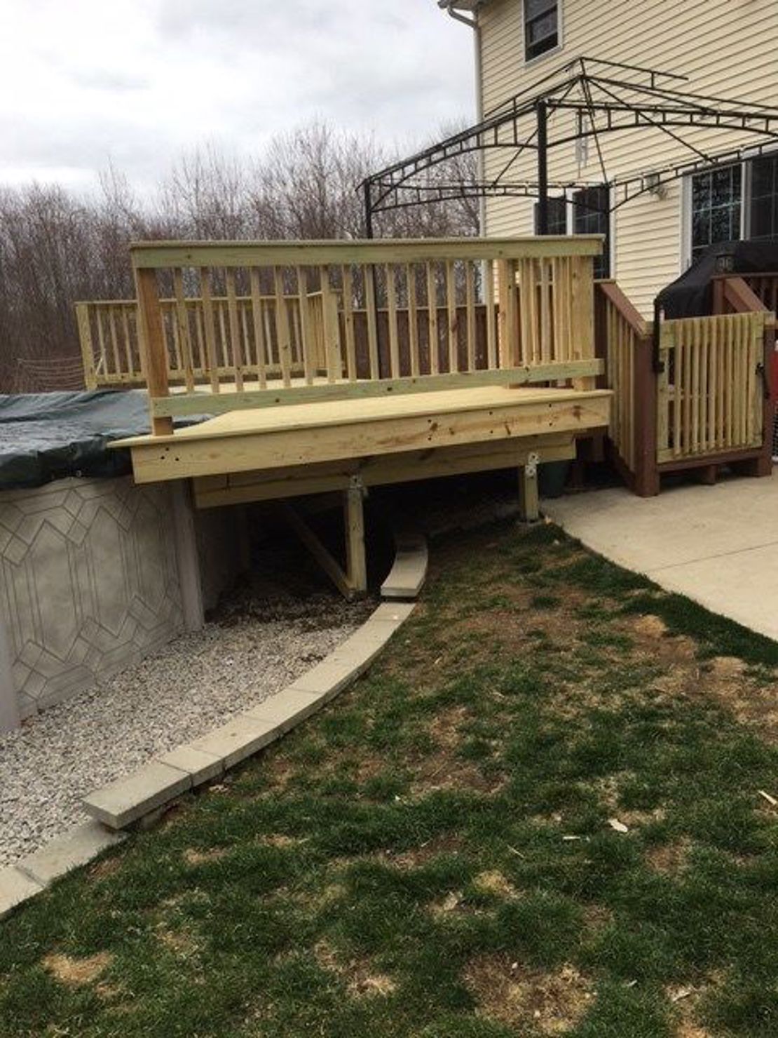 Pressure Treated Pool Deck - Picture 7091 | Decks.com