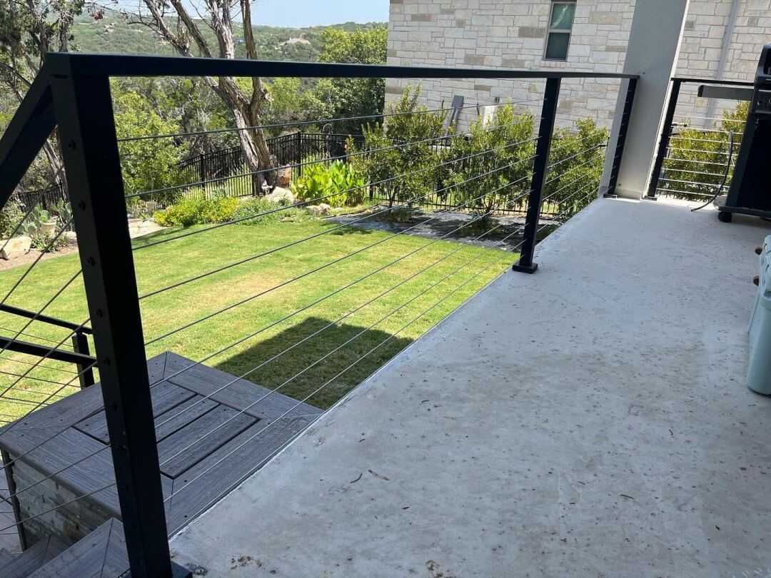 Cable Railing On Concrete Deck