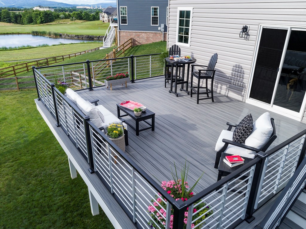 26+ Rectangular Dining T Grey composite decking ideas & images | Images ...